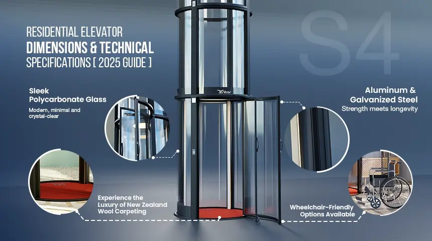Residential Elevator Dimensions - Nibav Home Elevator